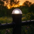 thumbnail image 4 of Classy Caps Summit Chain link Solar Post Cap - Fits 2", 2.5", and 3" Posts - Black ABS, 4 of 10