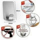 thumbnail image 4 of 8 ganchos de pared autoadhesivos para toallas, de acero inoxidable, para cocina y baño., 4 of 4