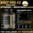 thumbnail image 6 of FX Supps Whey Pro-FX Protein Powder, 25g Protein, Vanilla Bean, 5.0 lbs, 6 of 8