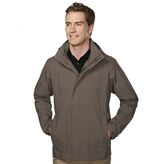 Tri-Mountain Edinburgh 8025 Rain Resistant Jacket, Large, Deep Earth