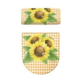 thumbnail image 2 of HELLHERO Sunflower Toilet Lid Seat Cover Elastic Installation for Bathroom Accessories Easy to Clean Toilet Lid Seat Cover Set, 2 of 8