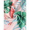 thumbnail image 4 of TheFound Lie Up Fleur/flamingo Impression Romper avec Pompons + Bandeau Noeud Papillon, 4 of 10