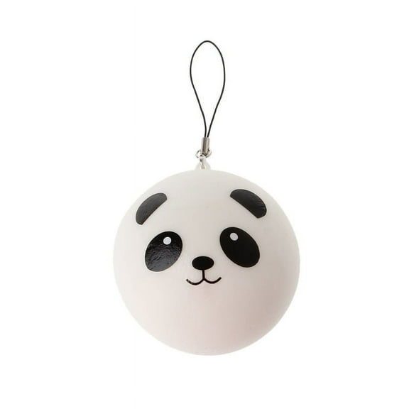 Cute Panda Squishy Steamed Bun Bag Phone Pendant Lanyard Keychain Kid Toy Gift
