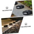 thumbnail image 2 of 4 Pieces Solar Wall Light Outdoor Wall Light Outdoor Wall Lamp Exterior Outdoor Wall Lights Solar Wall Night Lamp Wall Gutter Lamp, 2 of 5