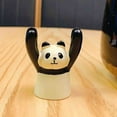 thumbnail image 4 of Adornos de madera para el salpicadero de coche Panda - Set de decoración de animales adorables para escritorio de oficina en casa, 4 of 4