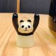 thumbnail image 4 of Adornos de madera con forma de animal para salpicadero | Figuras decorativas de cerdito panda talladas a mano | Decoración realista para coche y hogar | Estantería para escritorio de oficina, 4 of 4