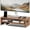 Walnut, variant on BONTEC Wood Monitor Stand Riser, 2-Tier Desktop Organizer with Storage, Ergonomic Computer Stand for Desk, Cable Management, Cellphone Holder, 21.3 Inch Shelf, Black