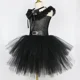 thumbnail image 5 of Disfraz de Miércoles Addams para niña, vestido de tul negro gótico con tutú, disfraces de Halloween para niña pequeña, vestidos de fiesta de carnaval, ropa, 5 of 5