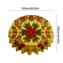 Bwiyojiz Home Decor Christmas Decorations Decoration Tablecloth with Santa Claus Mood for Day, Gifts for Yourelf, Multicolor