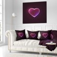 thumbnail image 3 of Designart Happy Valentine’s Day - Contemporary Throw Pillow - 16x16, 3 of 5