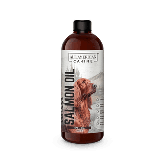 UltraCruz Pure Salmon Oil For Dogs - 32 Oz Liquid Supplement For Skin & Coat Health