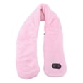 thumbnail image 3 of Bufanda térmica con alimentación por USB, suave y cálida, para aliviar el dolor, con vibración, masaje, color puro, para adultos mayores, color rosa, 3 of 14