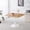 Oak+White Stand, variant on Square Tulip Table, Dining Table for 4-6 Person, 42" Dining Table with Metal Pedestal Base, Table Mid Century Modern Kitchen Table for Small Space, Apartment, Bistro, Cafe, Office & Living Room