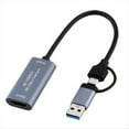 thumbnail image 1 of Tarjeta de Captura de Vídeo USB3.0 4K Compatible con Tarjeta Grabadora de Videojuegos USB Tipo C para Transmisión en de Juegos, 1 of 7