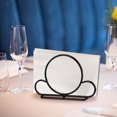 thumbnail image 4 of Qholemyo Dining Table Tissue Rack Vertical Hotel Napkin Storage Rack Coffee Shop Wrought Iron Tissue Stand, tissue holder, napkin holders, Restaurant Tissue Rack, 4 of 4