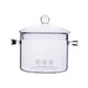 thumbnail image 2 of Olla de vidrio resistente al calor para sopa, olla transparente para estofado, olla para fideos instantáneos, cuencos para fideos para el hogar, cocina y restaurante (1 L con tapa de cuentas), 2 of 7