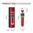 thumbnail image 3 of Liquid Lipstick Christmas Edition, Festive Lip Gloss with Shimmer, Long Lasting Wear, Holiday Makeup Gift, Santa Hat Design, 3ml, 3 of 3