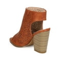 thumbnail image 3 of New Women Nature Breeze Webber-03 Leatherette Peep Toe Block Heel hook and loop Mule Sz, 3 of 5