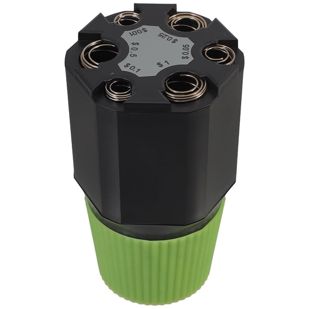 GOOHOCHY Organizador de monedas para coche, portamonedas para interior de coche, dispensador de cambio para vehículo