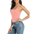 thumbnail image 4 of Débardeur pour Femme avec Soutien-Gorge Intégré, Camisole à Larges Bretelles Ajustables, Tricot de Coton, 4 of 6