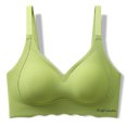 thumbnail image 2 of SMihono Womens High Impact Sports Bras Lightweight Breathable Comfort Bra Push up Back Clasp Plunge Workout Gym Bralettes (Green L ), 2 of 7