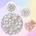 thumbnail image 3 of 5 Styles Rhinsestone Clay Pave Beads Round Crystal 6~14mm Hole: 1.4~2mm, 3 of 7