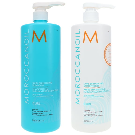 Moroccanoil Curl Enhancing Shampoo 33.8 oz & Curl Enhancing Conditioner 33.8 oz Combo Pack