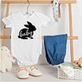 thumbnail image 3 of Cute Easter Bunny Baby Spring Rabbit Bodysuit Jumper Girls Infant Baby Brisco Brands NB, 3 of 6