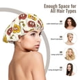 thumbnail image 6 of Sunflowers Skull Silk Bonnet for Sleeping Women Men, Adjustable Elastic Satin Bonnet Bonnet for Sleeping, Soft Similar Silk Curly Cuteness Hair Bonnet for Sleeping, 6 of 7