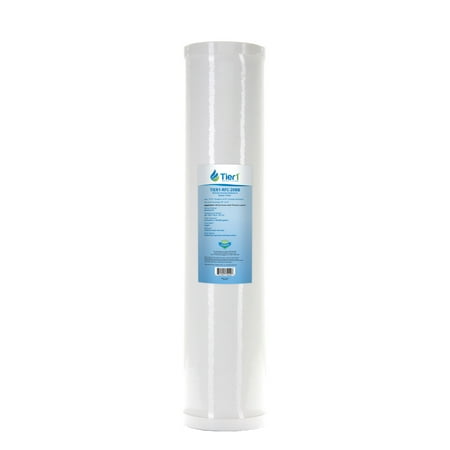

Tier1 25 Micron 20 Inch x 4.5 Inch | Whole House Radial Flow Granular Activated Carbon Block Water Filter Replacement Cartridge | Compatible with Pentek RFC-20BB SDP-4520 Home Water Filter