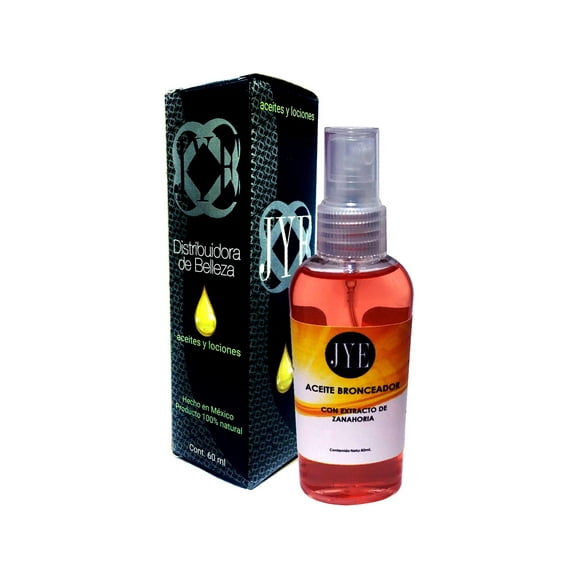 Aceite bronceador con extracto de zanahoria JYE Natural