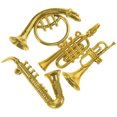 thumbnail image 2 of 4 Pcs Mini Plastic Musical Instrument Home Ornament Accessories Holiday Gifts, 2 of 5
