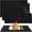 Black-16 x 24 Inch-Low Pile Chenille, variant on Pet Bed Liners Dark Gray 12 x 12 Inch Low Pile Chenille for Small Pets