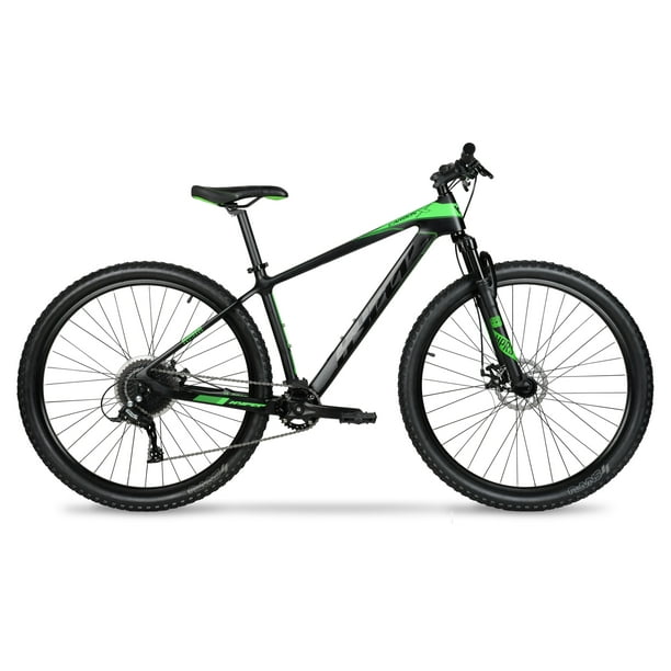 foul mere I doubt it Hyper 29" Carbon Fiber Men's Mountain Bike, Black/Green - Walmart.com