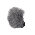 thumbnail image 1 of Inteprter Cubierta de micrófono de pelo artificial para exteriores Parabrisas Soporte de micrófono Wind Muff Cables de audio/vídeo gris puro, 1 of 6