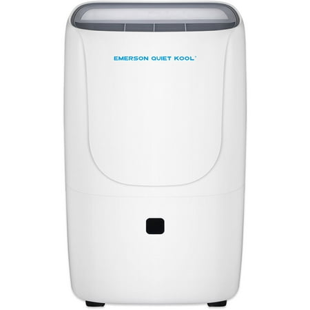 

Emerson Quiet Kool 50 Pint Dehumidifier in White with Front-Access Collection Bucket & 24-Hour Timer