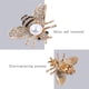 thumbnail image 5 of Guardurnaity 5 uds conjunto de broches para mujer búho abeja libélula pavo real colibrí broche de cristal colorido broche de cristal para decoración de Ropa, zapatos y accesorios Miscelánea Guardurnaity AP005558-00, 5 of 6