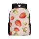 thumbnail image 1 of Fotbe Strawberries Mochila de Viaje para Laptop, Mochila Ejecutiva Delgada y Resistente 15.6", 1 of 8