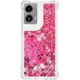 thumbnail image 2 of Case for Motorola Moto G Stylus 5G 2024 Case Glitter Cute Luxury Love Liquid Quicksand Clear Soft TPU Girls Women Stylish Bumper Shockproof Protective Cover for Moto G Stylus 5G 2024 Rose YB, 2 of 14