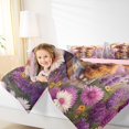thumbnail image 4 of Manfei Highland Cow Bedding Comforter Set 2pcs for Kids, Colorful Daisy Floral Twin Comforter Sets, Rustic Farmhouse Bedding Set, Breathable Home Decor, 4 of 8