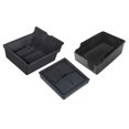 thumbnail image 1 of 3PCS Center Console Organizer Tray Fit for 2021 Model 3/Y Armrest Cubby Drawer Storage Box Accessories (Flocking), 1 of 10