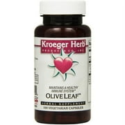 Kroeger Herb Olive Leaf, Vegetarian Capsules, 100 CT