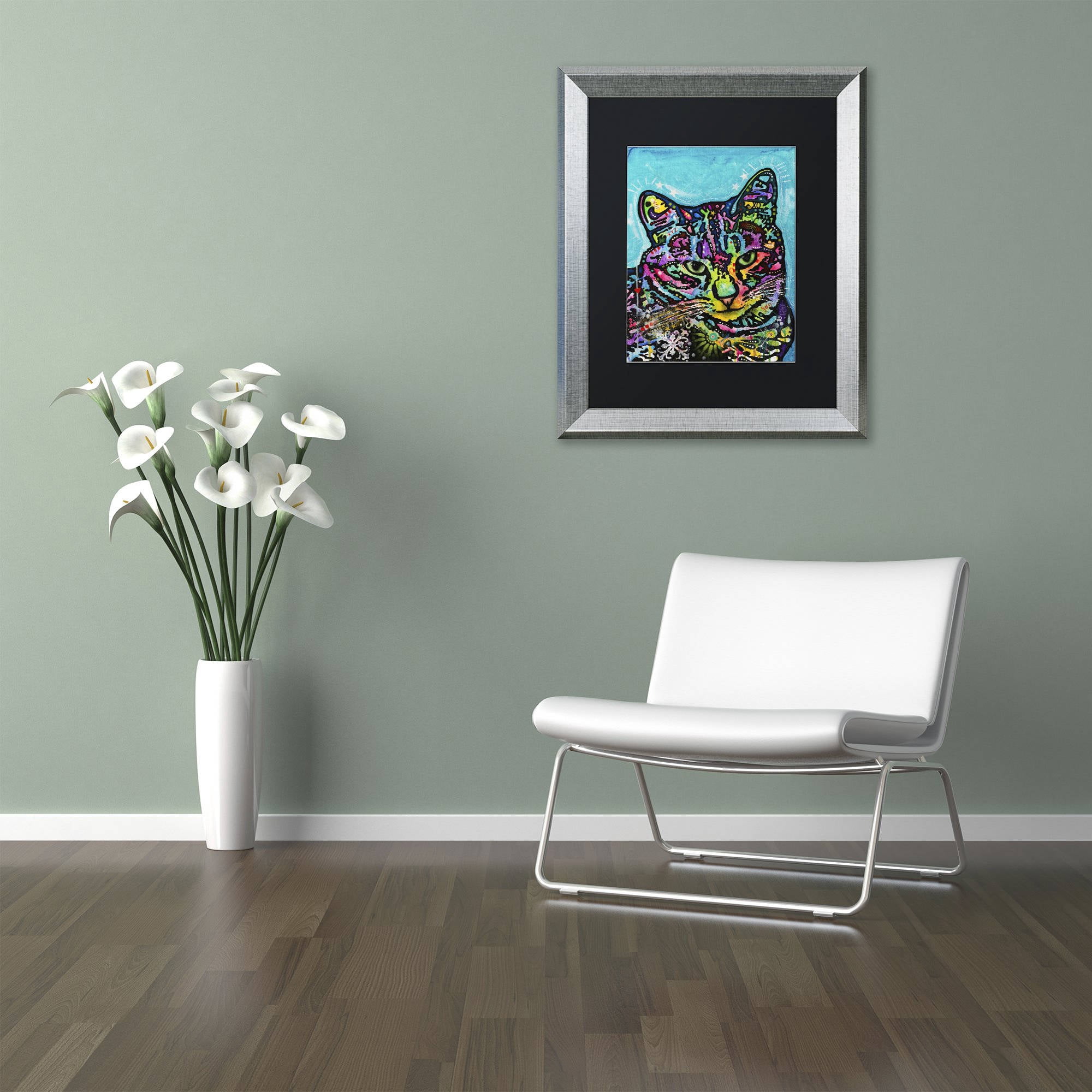 Trademark Fine Art "Kismet" Canvas Art by Dean Russo, Black Matte, Silver Frame