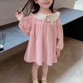 thumbnail image 4 of IROINNID Girls Summer Clothes Long-sleeved Clothing Summer Thin Knitted Dress 4T, 4 of 9