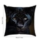 thumbnail image 3 of Funda de cojín de lino con estampado de animales para sofá y salón | Funda de cojín con estampado de león y ranura | Funda de almohada decorativa de poliéster de 45 x 45 cm, 3 of 6