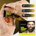 thumbnail image 2 of Beard Shampoo Coloring Black Hair Beard Instant Mustache Darkening Sideburns Beard Color Shampoo Enhance Beard Facial Hair Grooming Beard 10Pack, Black, 2 of 8