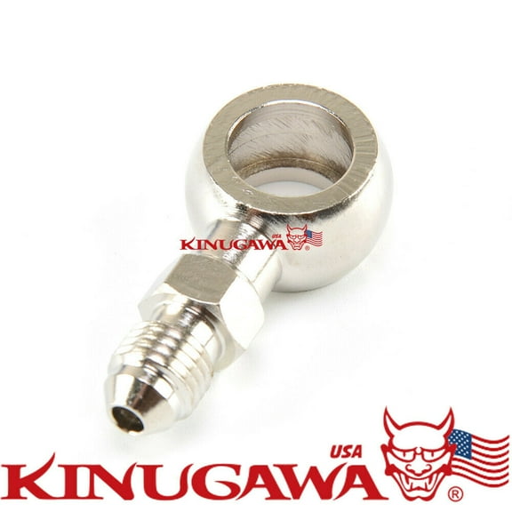 Turbo Banjo Adapter Fitting -4AN 4AN to M14 14mm Long Neck / Steel