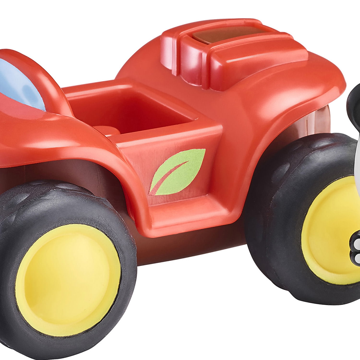 Timber Tots: The Quad - Red - 2pc, ATV Bike Vehicle & Panda Animal Figurine, POP Feature Storage Trunk, Nature Toy Playset, Kids & Toddlers 18Mo+