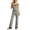 Grey, variant on Gkeoshab Women Pajama Sets Women Striped Ribbed Two Piece Camisole Lounge Sets Lace Trim Tank Top & Long Pants Fashion Tie Dye Pajama Set Breathable Loungewear