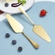 thumbnail image 2 of Servidor de Pastel de Oro, Juego de Cuchillo Y Servidor de Pastel de Bodas, 4 Piezas, 2 of 6
